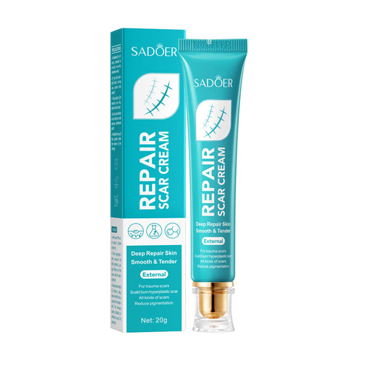 Crema reparadora de cicatrices, suaviza