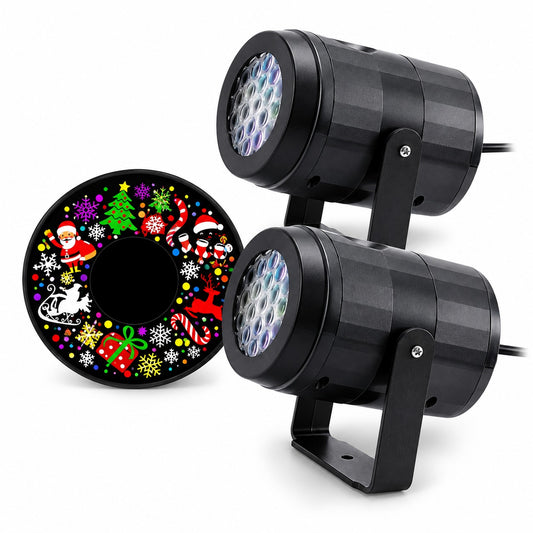 Proyector Navideño LED con Diapositivas