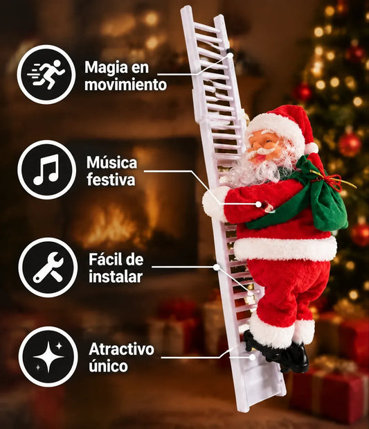 Papá noel escalador